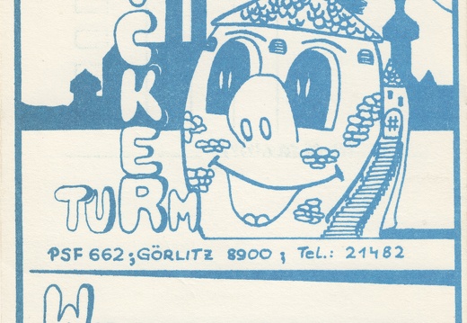 Postkarte "Dicker Turm"