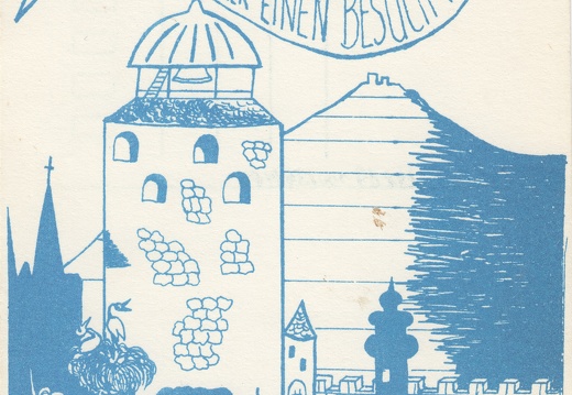 Postkarte "Dicker Turm"